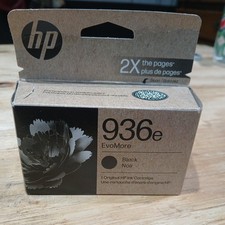 HP 936e EvoMore Black Original Ink Cartridge, 4S6V6LN Exp 2026 Aug -UNOPENED NEW