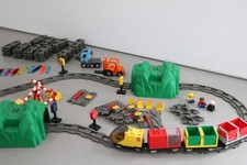 Großes Lego Duplo Eisenbahn Set  Intelli Lok + viele Code Steine +  Tunnel usw..