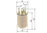 Bosch Kraftstofffilter F 026 402 244 Leitungsfilter FüR Jaguar X350 XF X200 X250