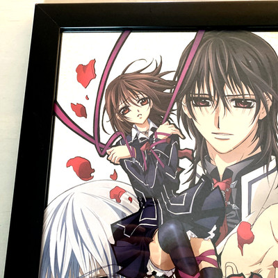 Vampire Knight Mirror Framed Art Anime 2008 Matsuri Hino Yuki Kamame Zero Rare