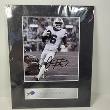 Buffalo Bills Isaiah McKenzie signed Photo with Black Mat