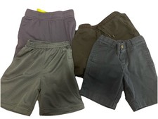 Lot of Four Boys Shorts Black/Navy, Size 4T And XS 4-5 Lands End, Cat  Jack