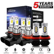 For Honda Pilot 2006-2018 Led Headlights Fog Light Bulbs Combo Kit 8000k White