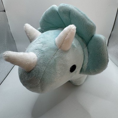 Bellzi Stuffed Plush Triceratops Blue Mini  Seri  Dinosaur 7 