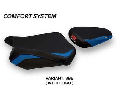 Seat saddle cover Teheran Comfort System Blue TPZ SUZUKI GSX R 600 2011 2020 zN