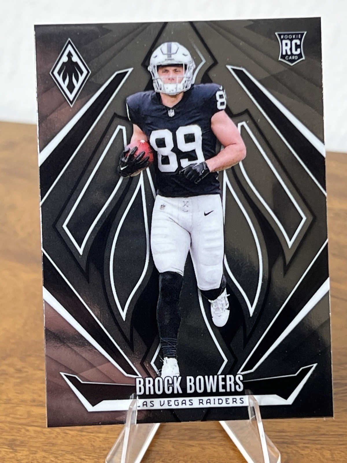 Panini 2024 Phoenix Brock Bowers #165 Silver Rookie Las Vegas Raiders