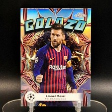 2023-24 Topps Cromo UEFA Clubes Competiciones Lionel Messi Golazo #GL-5 Argentina