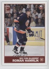 2003-04 Pacific Exhibit Blue Back 94/275 Roman Hamrlik #93 0t6
