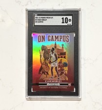 2021-22 PANINI PRIZM BASKETBALL EVAN MOBLEY ROOKIE “ON CAMPUS” - SGC 10 GEM MINT
