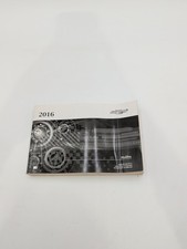 2016 Chevy Chevrolet Malibu Owners Manual Guide Book