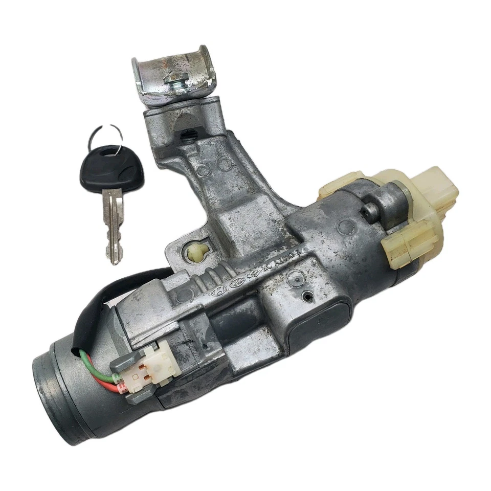 06-11 HYUNDAI ACCENT Ignition Switch Lock Cylinder Assembly w/ Key Immobilizer - Image 3 of 4