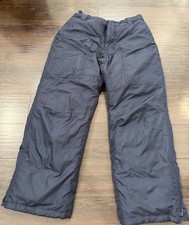 kids waterproof ski snow pants Navy Blue 10/12