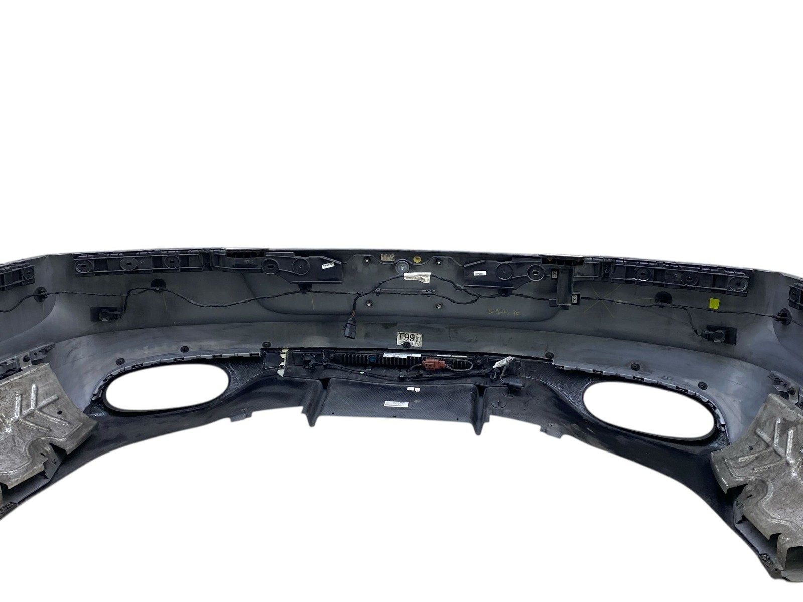 2015 BENTLEY CONTINENTAL REAR BUMPER W/ PARK ASSIST HALLMARK METALLIC (0X0X) OEM