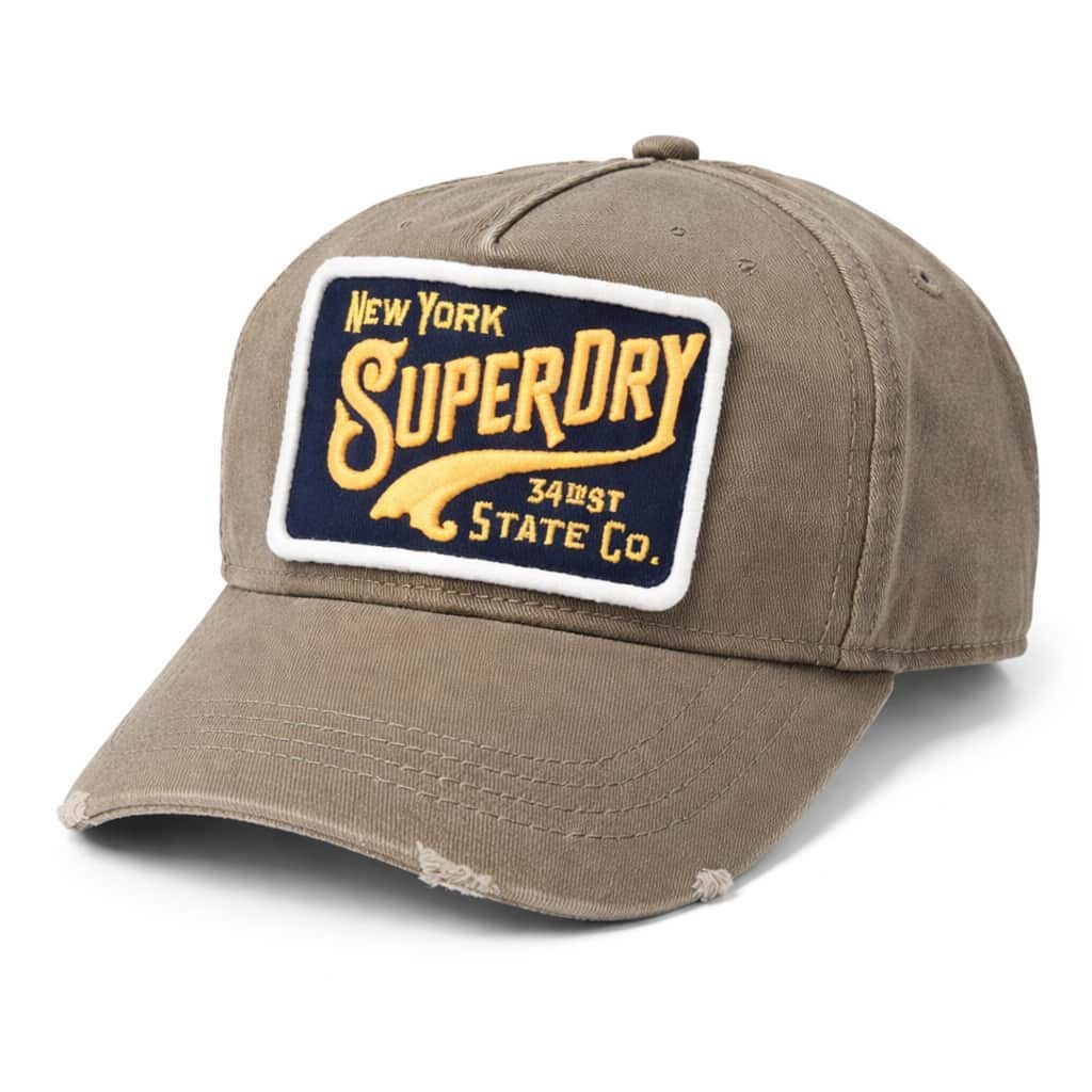 Superdry Mens Graphic Trucker Cap Khaki