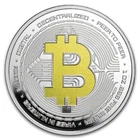 PAMP USA Minted - 2025 Niue Bitcoin with Color 1 oz Silver Coin