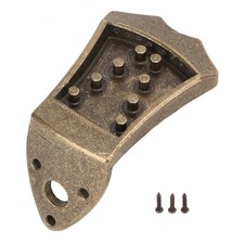 Mandolin Tailpiece Metal Bridge Replacement Part Musical Instruments Bronze