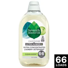 Seventh Generation Power Plus Laundry Detergent - Clean Scent - 23.1oz
