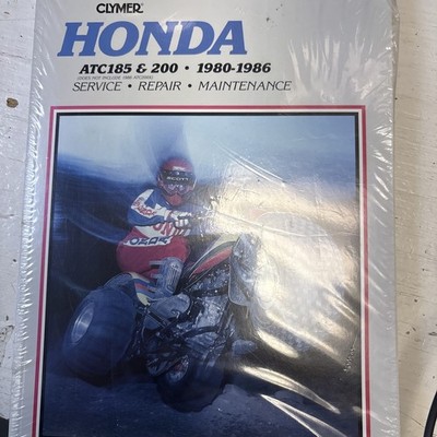 Honda ATC 185 / 185S / 200 Service Shop Repair Manual – Comb Bound Reprint