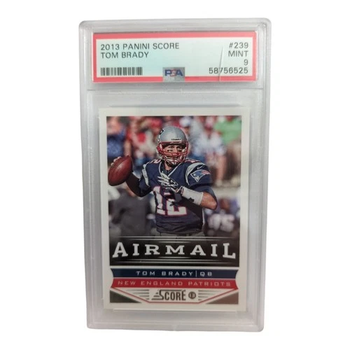 2013 Score - Airmail Tom Brady #239 New England Patriots PSA 9