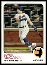 2022 Topps Heritage James McCann New York Mets #344
