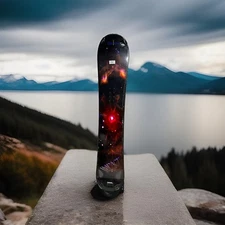 Free Ride Slope Style Snowboard 156 Deep Space Series Design Cosmos Camber New