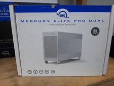 OWC OWCMED3FR7T06.0 Mercury Elite Pro Dual 6TB 2-Bay, USB 3.1, eSATA, RAID Array