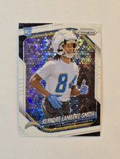 2025 Panini Prizm KeAndre Lambert-Smith #349 RC White Disco Prizm - LA Chargers 