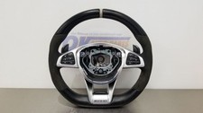 17 Mercedes Benz Cls63s Amg W218 Steering Wheel With Controls Black Leather