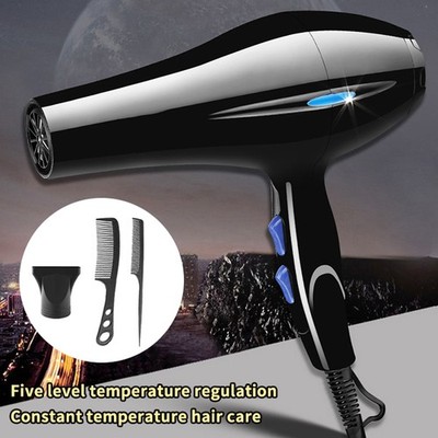 Negative Ion Hair Dryer Professional Gear Strong Power Blow Hair Dryer A1