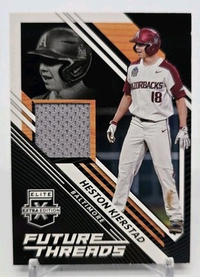 2021 Elite Extra Edition HESTON KJERSTAD Future Threads Jersey Baltimore #FT-HK