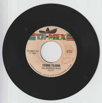 *Tierra Tejana-''Ya Somos Dos/Serenata de Amor'' *Tejano Latin 45 (Vinyl}- {R133}-