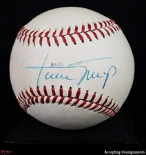 Willie Mays Signed Official Rawlings Little League Baseball AUTO JSA LOA