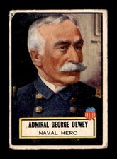 1952 Topps Look n See #93 Adm. George Dewey   G/VG X3025454