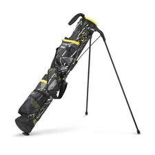 Lightweight Golf Stand Bag with 2-Way Dividers, Easy-to-Carry Par 3 Golf Black