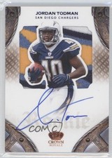 2011 Crown Royale Rookie Silhouette Signatures Blue 21/50 Jordan Todman Auto 1b8