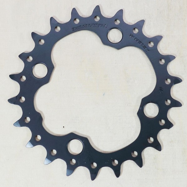 Shimano Slx FC-M660 Kettenblatt 22 ZäHne Bcd 64 Mm 4 Arm FüR 3X9 3X10 Stahl-image
