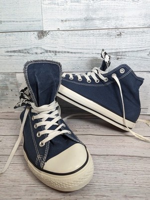 Converse Chuck Taylor All-Star Fold Down Navy Skull Cross Bones