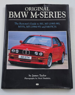 Original BMW M-Series by James Taylor Hardcover Coffee Table Book 2001