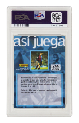 1998 Panini Xavi RC ルーキーカード バルセロナ PSA Xavi 1998-99 Panini Barca Centenari #244 Rookie Card – PSA 5
