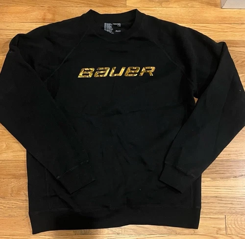 Sweat unisexe col rond doré Bauer Hockey Supreme Medium