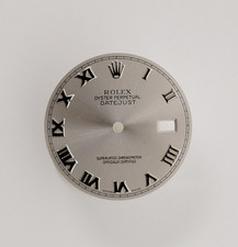 Genuine Rolex Dial Silver Roman 36mm Datejust...