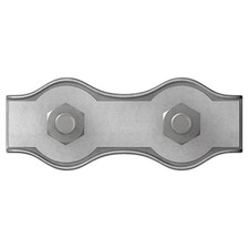 d rner  helmer 4814454 cable clamp 3 mm galvanized steel zinc 20