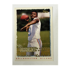 Topps 1995 Steve McNair Rookie #430 Houston Oilers Football Card. rookie card picture