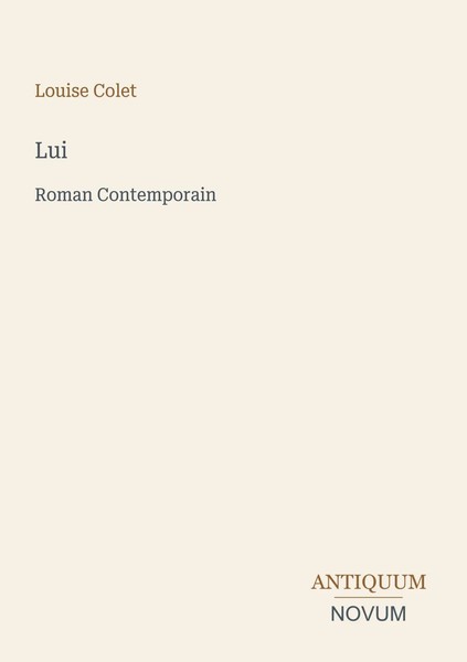 Louise Colet | Lui | Taschenbuch | FranzöSisch (2026) | Roman Contemporain-image