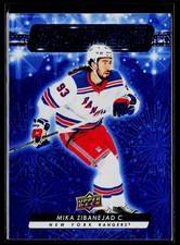 2023-24 Upper Deck #DZ-98 Mika Zibanejad Dazzlers Blue
