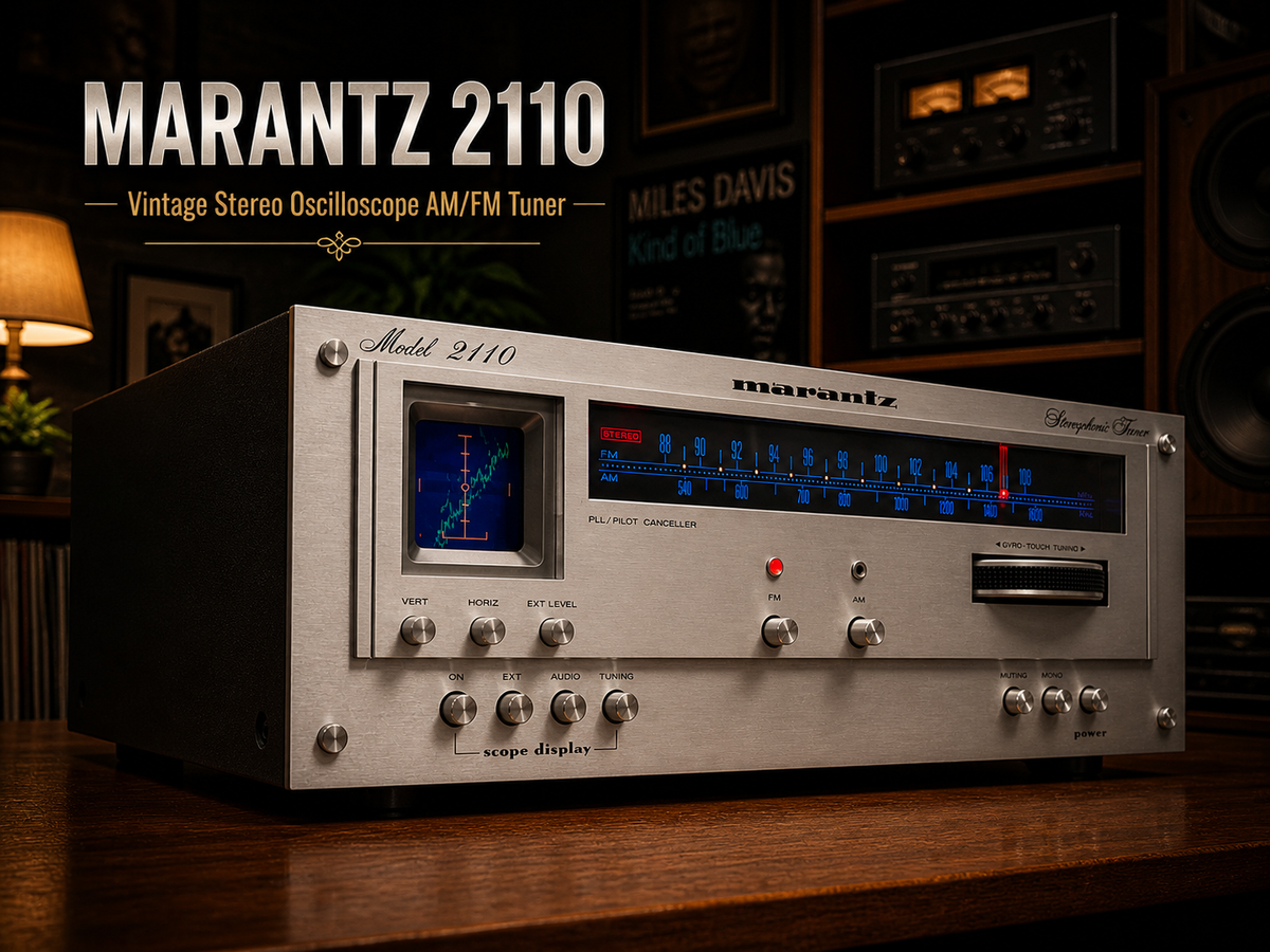 MARANTZ 2110 🌈RaRe🌈 Vintage Stereo Oscilloscope AM/FM Tuner | eBay