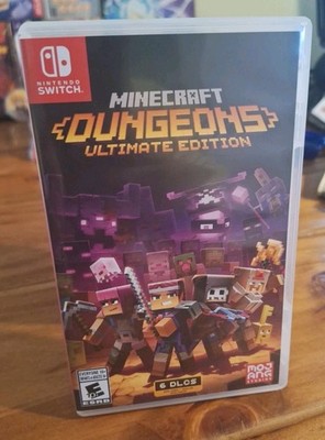 Minecraft Dungeons Ultimate Edition - Nintendo Switch Tested Working Authentic 