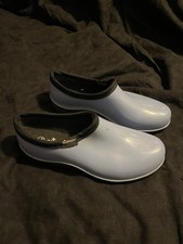 Sloggers wasserdichte Garten-/Komfort-Pantolette Damengröße 8 Regenschuhe hellblau