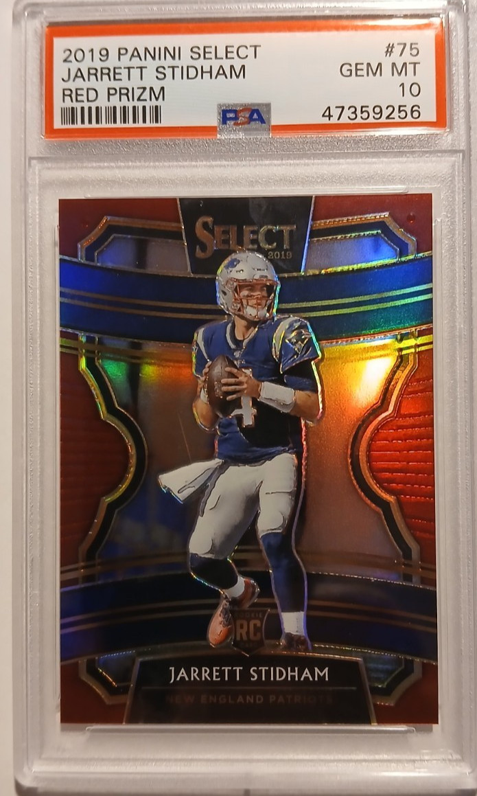 Jarrett Stidham Panini Select #75 Red Prizm