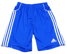 Adidas Youth Boy's XL Blue White Athletic Soccer Shorts Lightweight Clima365